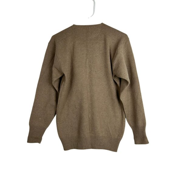 Vintage Panda Men's Size 36 Camel Sweater Pullover Cashmere & Lambs Wool Blend - Picture 2 of 9